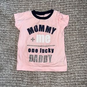 Baby girl short sleeve shirt